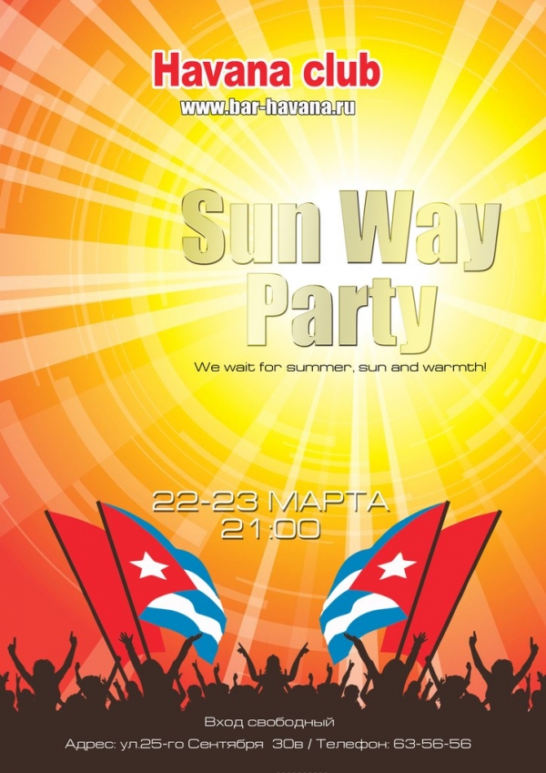 22-23.03 - Sun Way Party in Havana Club